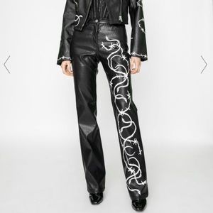 I AM GIA Black Vega Vegan Leather Pants